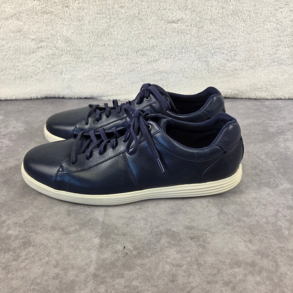 Cole Haan Grand Crosscourt II Navy Leather Sneakers Mens 12 M C32502